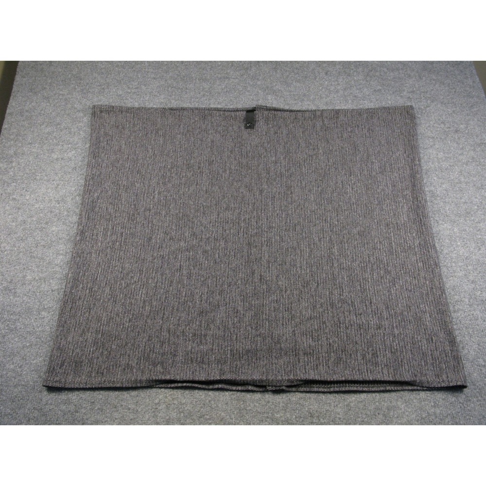 lululemon Vinyasa Snap Scarf Gray Heathered Convertible Infinity Neck Wrap #1960